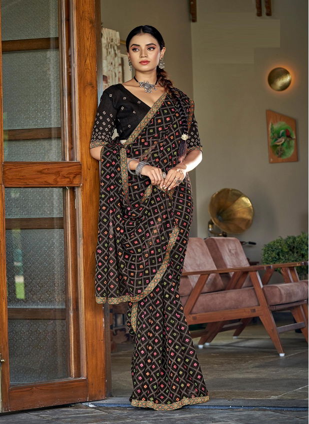 Kashvi Tulsi Printed Designer Fancy Wear Saree Collection